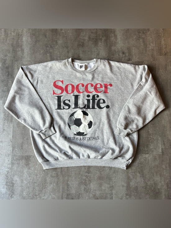 Big ball sports Other - Vintage Big Ball Sports Soccer is Life Crewneck Sweatshirt Mens XL 1992